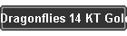 Dragonflies 14 KT Gold Dragonflies